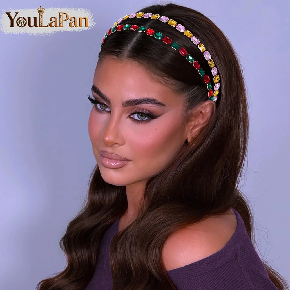 YouLaPan Double-layer Square Rhinestone Headband Colorful Wedding Hair Hoop Women Daily Commute Party Hair Accessories A329
YouLaPan Double-layer Square Rhinestone Headband Colorful Wedding Hair Hoop Women Daily Commute Party Hair Accessories A329