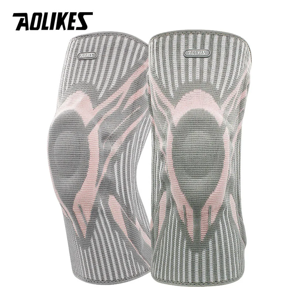AOLIKES 1 Pair Knee Brace Strap Patella Medial Support Strong Meniscus Silicone Compression Protection Sport Kneepads Running
AOLIKES 1 Pair Knee Brace Strap Patella Medial Support Strong Meniscus Silicone Compression Protection Sport Kneepads Running