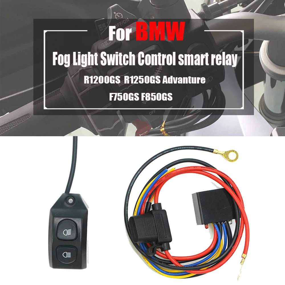 All New R1250GS For BMW R1200GS ADV F850GS F750GS 2014-2023 LC Motorcycle Handlebar Fog Light Switch Control Smart Relay
All New R1250GS For BMW R1200GS ADV F850GS F750GS 2014-2023 LC Motorcycle Handlebar Fog Light Switch Control Smart Relay