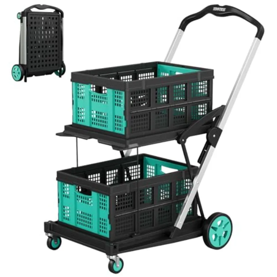 8-in-1 collapsible shopping cart for grocery, warehouse, supermarket and picnic; blue steel frame; 350 lbs capacity; foldable d
8-in-1 collapsible shopping cart for grocery, warehouse, supermarket and picnic; blue steel frame; 350 lbs capacity; foldable d
