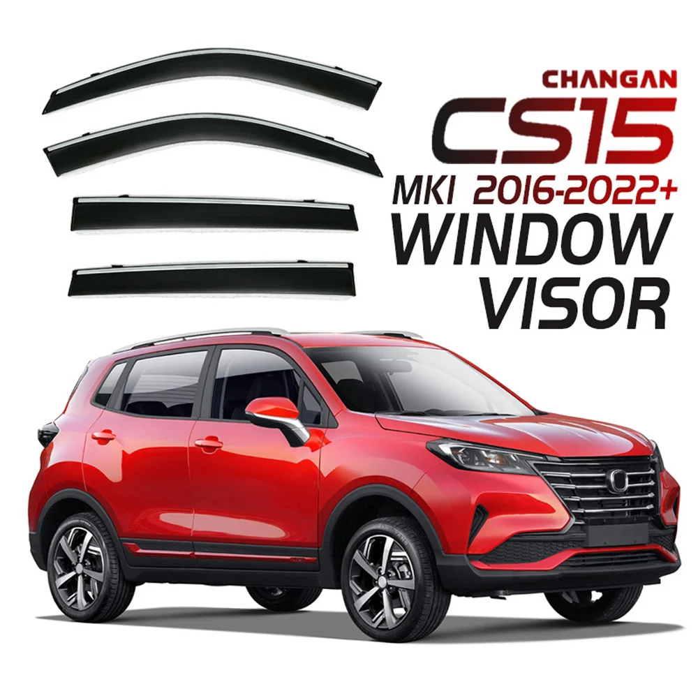 Chrome Strips Rain Guards for Changan CS15 2016-2022 Window Visor Wind Deflectors Door Visor Vent Shades Ventvisor
Chrome Strips Rain Guards for Changan CS15 2016-2022 Window Visor Wind Deflectors Door Visor Vent Shades Ventvisor