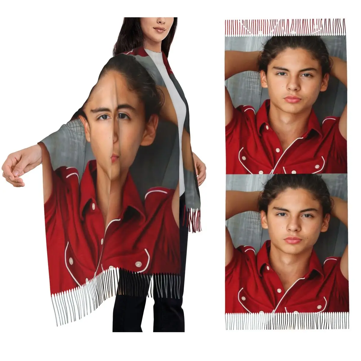 Женский шарф с кисточками Miguel Cazarez Mora, мягкие теплые шали и накидки, большая осенне-зимняя шаль
Женский шарф с кисточками Miguel Cazarez Mora, мягкие теплые шали и накидки, большая осенне-зимняя шаль