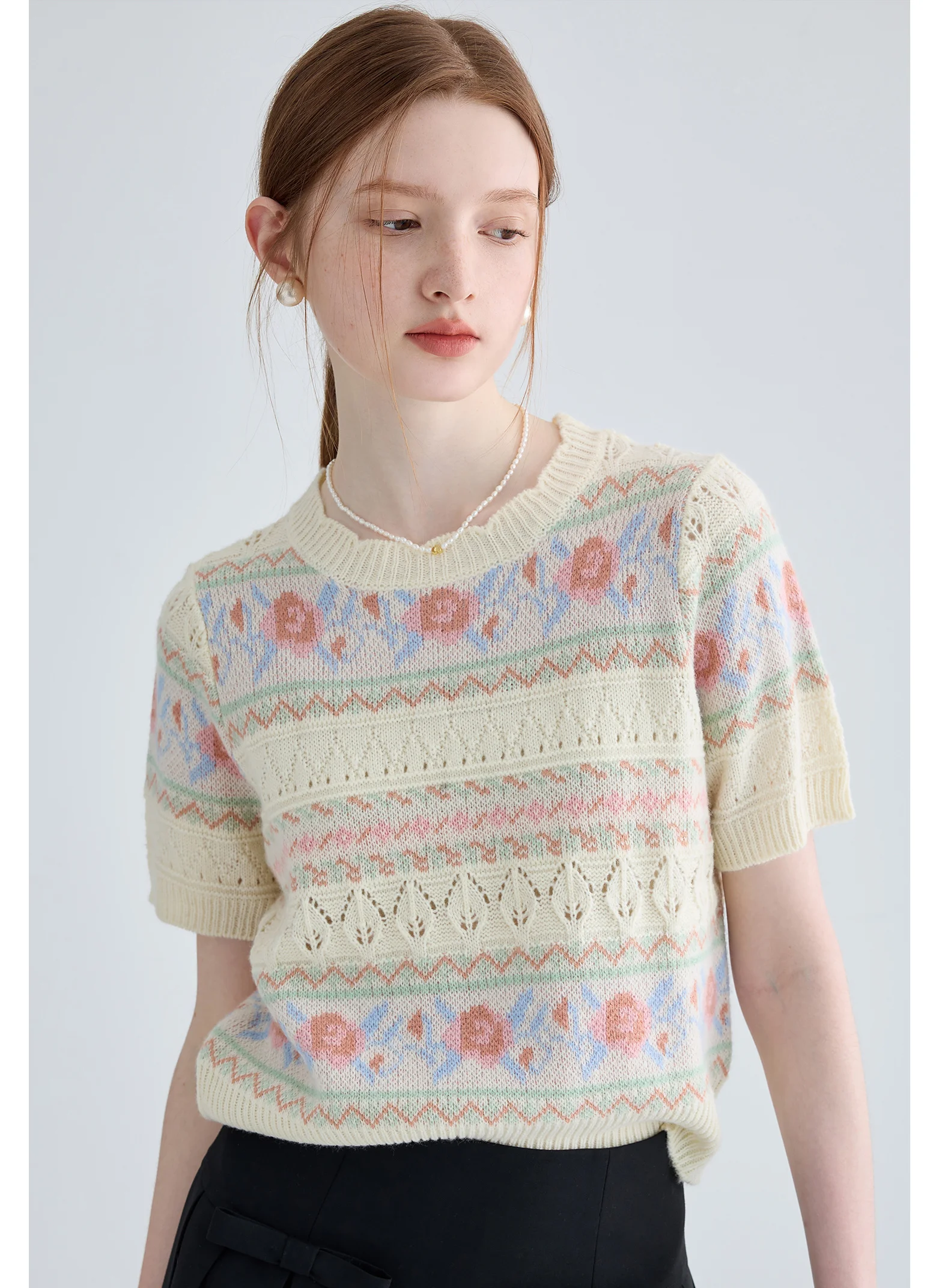 MOLAN Sweet Woman Knitted Top Summer New Harajuku Short Sleeve O Neck High Street Fashion Knitted Stylish Top Female Sweater
MOLAN Sweet Woman Knitted Top Summer New Harajuku Short Sleeve O Neck High Street Fashion Knitted Stylish Top Female Sweater