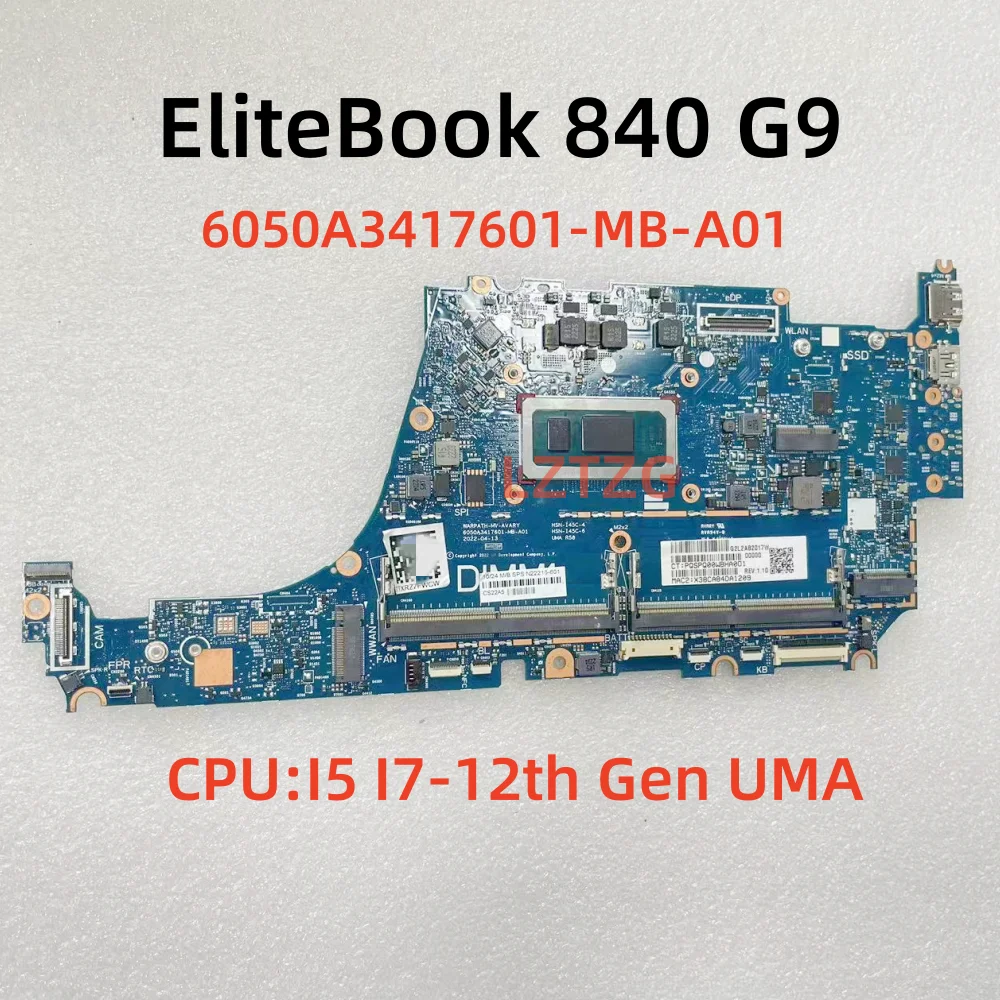 6050A3417601-MB-A01 для ноутбука HP EliteBook 840 G9, материнская плата с процессором I5 I7-12-го поколения DDR4, 100% протестировано, ОК
6050A3417601-MB-A01 для ноутбука HP EliteBook 840 G9, материнская плата с процессором I5 I7-12-го поколения DDR4, 100% протестировано, ОК