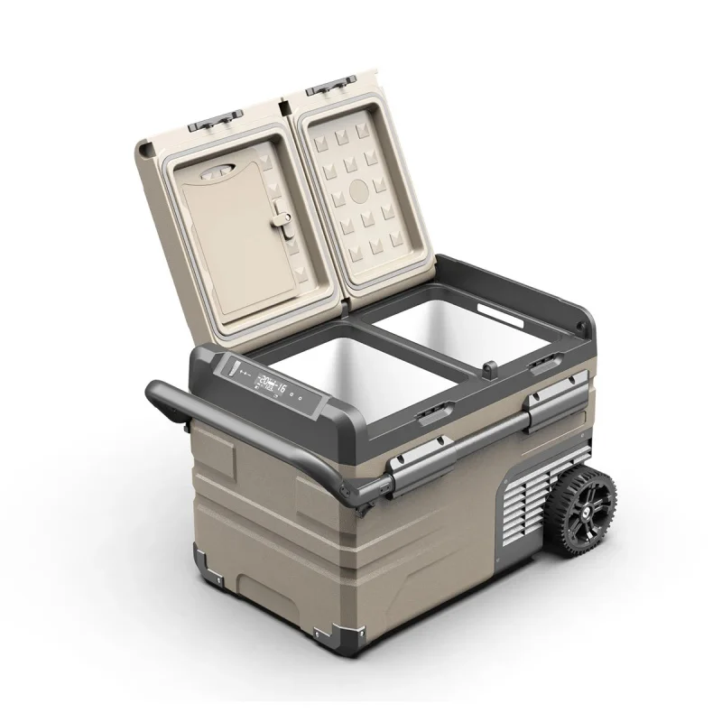 High Quality TAW35 Charging Car Cooler Two Zones Portable Camping Fridges Wheels Type Mobile Freezer Hot Selling
High Quality TAW35 Charging Car Cooler Two Zones Portable Camping Fridges Wheels Type Mobile Freezer Hot Selling
