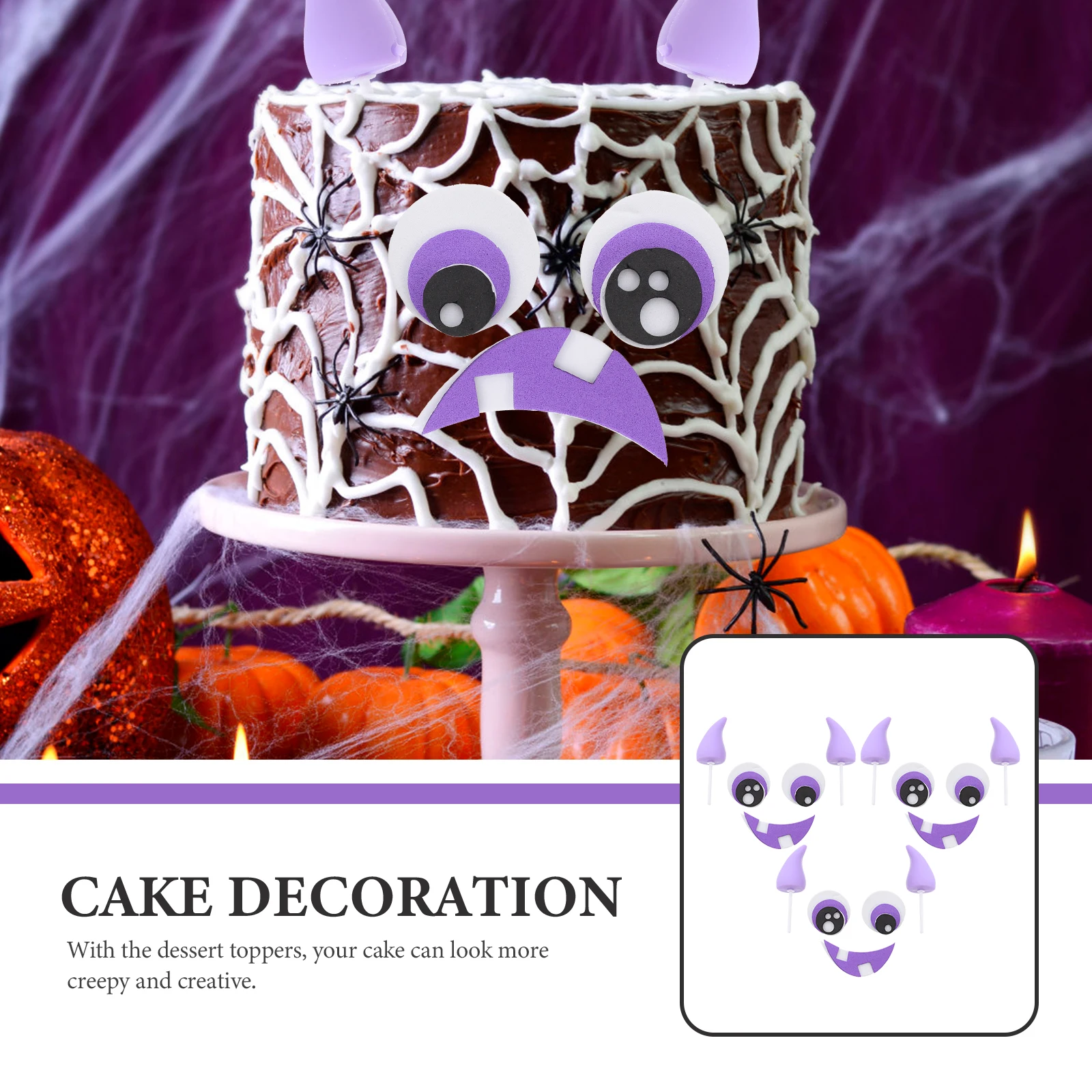 3 Sets Cake Decorating Supplies Little Monster Decoration Ornaments for Kids Cupcake Decorations Small Foam Child
3 Sets Cake Decorating Supplies Little Monster Decoration Ornaments for Kids Cupcake Decorations Small Foam Child
