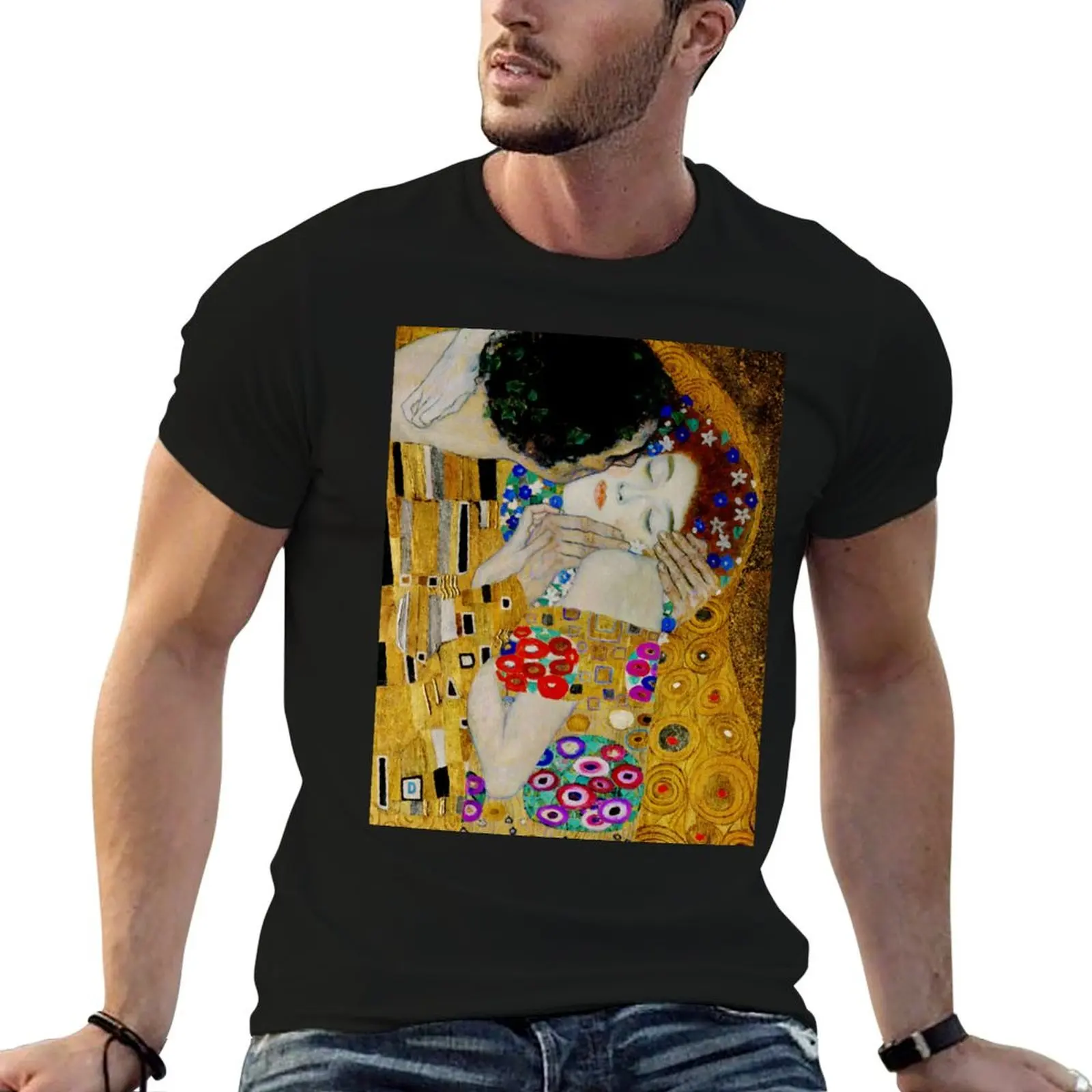 The Kiss by Gustav Klimt Liebespaar - The Lovers T-Shirt anime t shirts for man t shirts for man cotton soft T-Shirt
The Kiss by Gustav Klimt Liebespaar - The Lovers T-Shirt anime t shirts for man t shirts for man cotton soft T-Shirt
