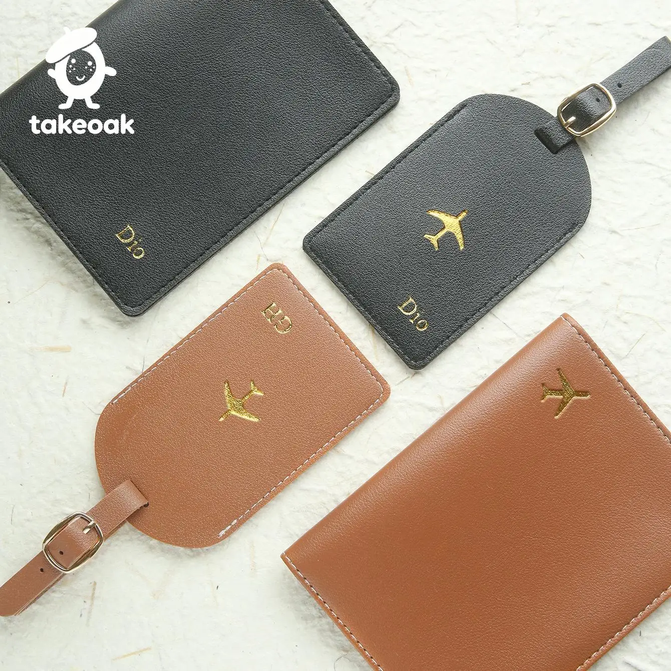 2Pcs Custom Name Passport Holder & Luggage Tag Set Leather Document Organizer Customize Hot Stamping Travel Accessories Handmade
2Pcs Custom Name Passport Holder & Luggage Tag Set Leather Document Organizer Customize Hot Stamping Travel Accessories Handmade