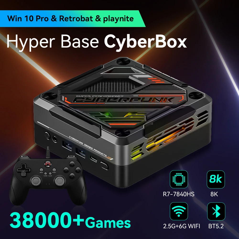JMachen Ryzen 7 7840HS MINI PC 16G DDR5 +512G WIN 10 Pro Video Game Console with 38089 Games forPS4/PS3/PS2/SWITCH/SS/WIIU
JMachen Ryzen 7 7840HS MINI PC 16G DDR5 +512G WIN 10 Pro Video Game Console with 38089 Games forPS4/PS3/PS2/SWITCH/SS/WIIU