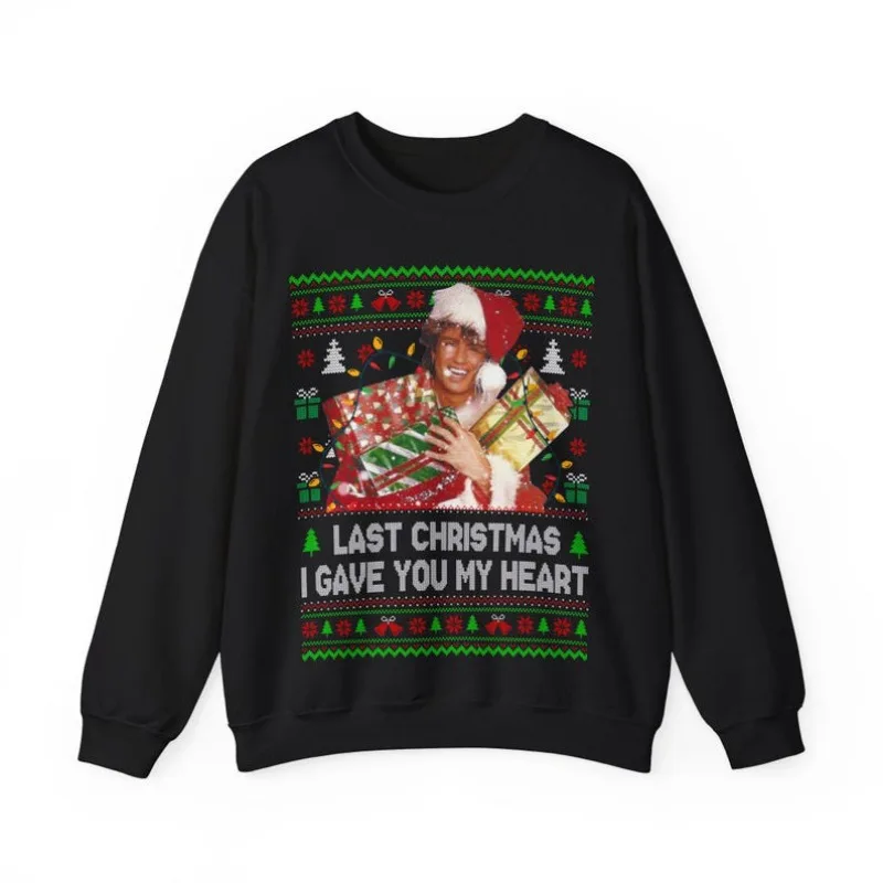 Retro 90s Wham Last Christmas Unisex Sweatshirt, Music Shirt Crew Neck Casual Fashion Soft Comfortable Outdoors thermal Hoody
Retro 90s Wham Last Christmas Unisex Sweatshirt, Music Shirt Crew Neck Casual Fashion Soft Comfortable Outdoors thermal Hoody