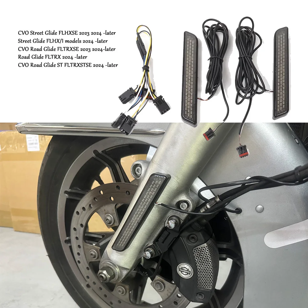 Motorcycle Accessories LED Front Fork Light Turn Signal Lamp For Softail Low Rider ST FXLRST 2022-2024
Motorcycle Accessories LED Front Fork Light Turn Signal Lamp For Softail Low Rider ST FXLRST 2022-2024