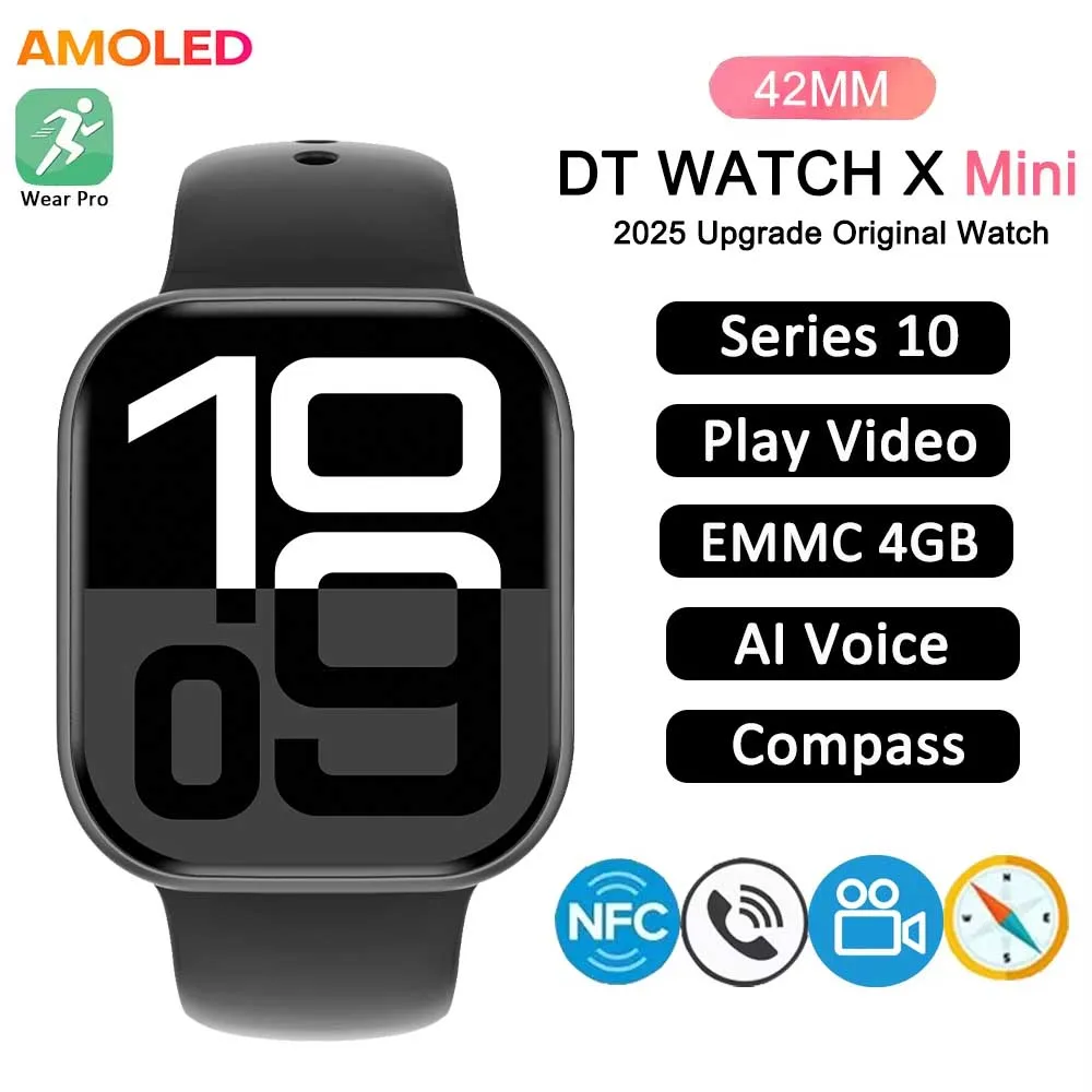 2025 New Original for Apple Watch X Mini Smart Watch Men HD AMOLED 4GB Memory Music 3D Surround BT Call Waterproof smart watches
2025 New Original for Apple Watch X Mini Smart Watch Men HD AMOLED 4GB Memory Music 3D Surround BT Call Waterproof smart watches