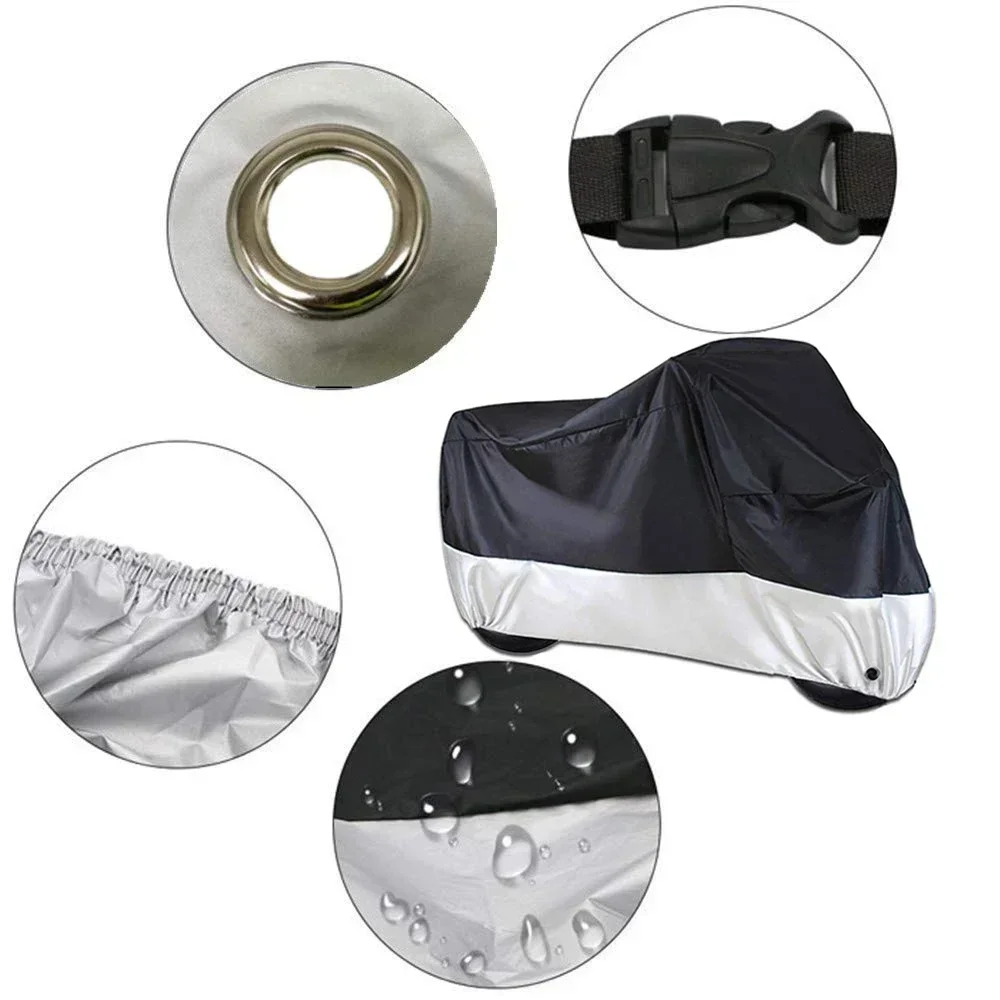 Waterproof Motorcycle Cover Outdoor Motorcycle Rain Clothing Protector Dust Sunshade Motorbike Cover UV Gear Protective
Waterproof Motorcycle Cover Outdoor Motorcycle Rain Clothing Protector Dust Sunshade Motorbike Cover UV Gear Protective