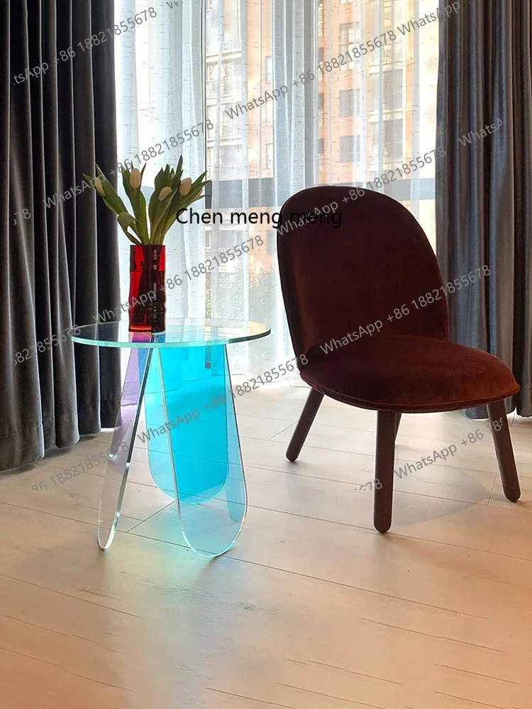 Nordic Small Coffee Table Living Room Acrylic Side Table Light Luxury and Simplicity Transparent Glass Small round Table
Nordic Small Coffee Table Living Room Acrylic Side Table Light Luxury and Simplicity Transparent Glass Small round Table