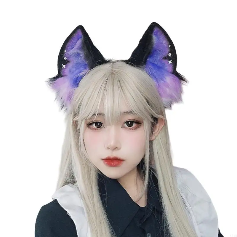 N5KB Handmade Wolf Ear Headband Animes Headband Masquerades Costume Headwear Teens Girl Cosplay Dress Up Hair Decors
N5KB Handmade Wolf Ear Headband Animes Headband Masquerades Costume Headwear Teens Girl Cosplay Dress Up Hair Decors