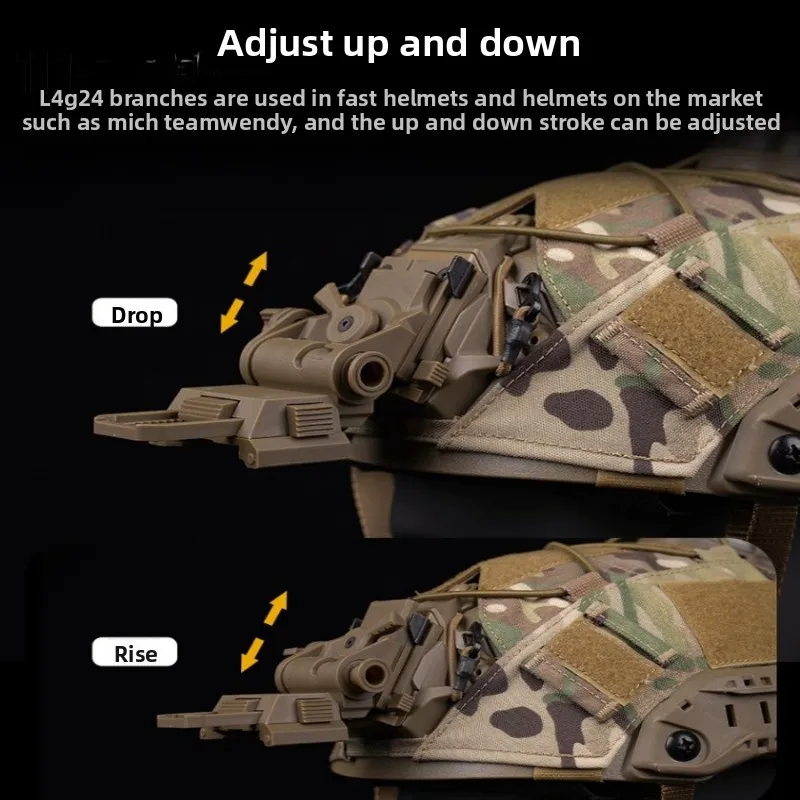 Крепление для очков ночного видения L4G24 NVG на шлем (металл/нейлон), тактический кронштейн для шлема для активного отдыха и спорта
Крепление для очков ночного видения L4G24 NVG на шлем (металл/нейлон), тактический кронштейн для шлема для активного отдыха и спорта