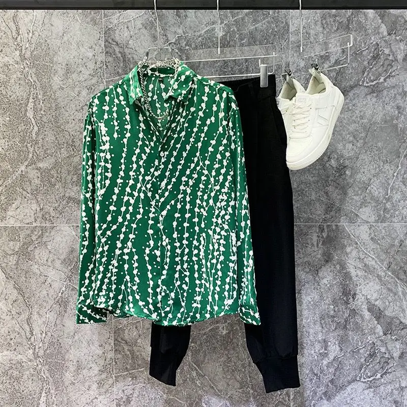 Men's Long-sleeved Shirt Loose Blouse with Great Korean Designs Suitable for All Ages Fashion 2024 Printed Classic Clothing P27
Men's Long-sleeved Shirt Loose Blouse with Great Korean Designs Suitable for All Ages Fashion 2024 Printed Classic Clothing P27
