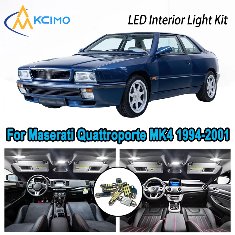 Для Maserati Quattroporte IV MK4 1994-2001 Премиум Яркий светодиодный внутренний купол Карта багажника Комплект автомобильных светодиодных ламп Canbus без ошибок
Для Maserati Quattroporte IV MK4 1994-2001 Премиум Яркий светодиодный внутренний купол Карта багажника Комплект автомобильных светодиодных ламп Canbus без ошибок
