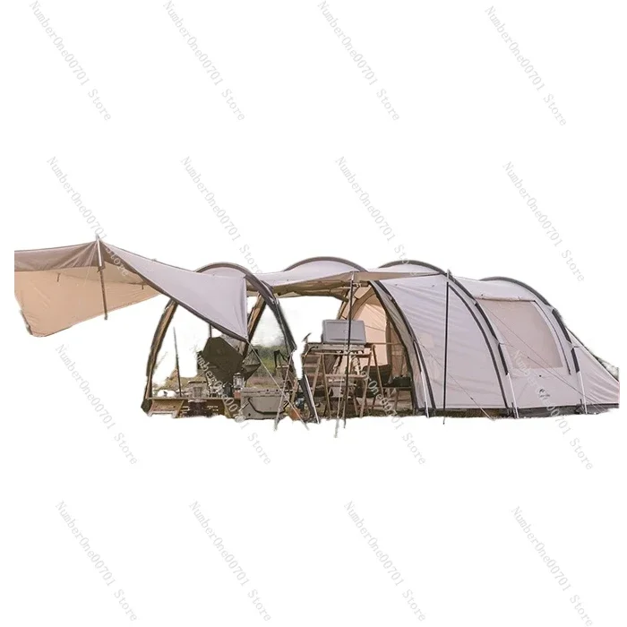 Three-pole Tunnel Tent Outdoor Camping Camping Equipment Thickened Rainproof and Cold-proof Cloud Boat
Three-pole Tunnel Tent Outdoor Camping Camping Equipment Thickened Rainproof and Cold-proof Cloud Boat