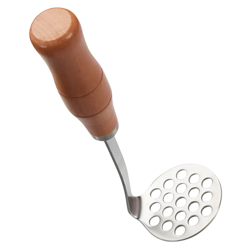Portable Potato Masher 304 Stainless Steel Wood Kitchen Tool Lemon Squeezer Food Press Mud Crusher Easy Clean Dishwasher Safe
Portable Potato Masher 304 Stainless Steel Wood Kitchen Tool Lemon Squeezer Food Press Mud Crusher Easy Clean Dishwasher Safe