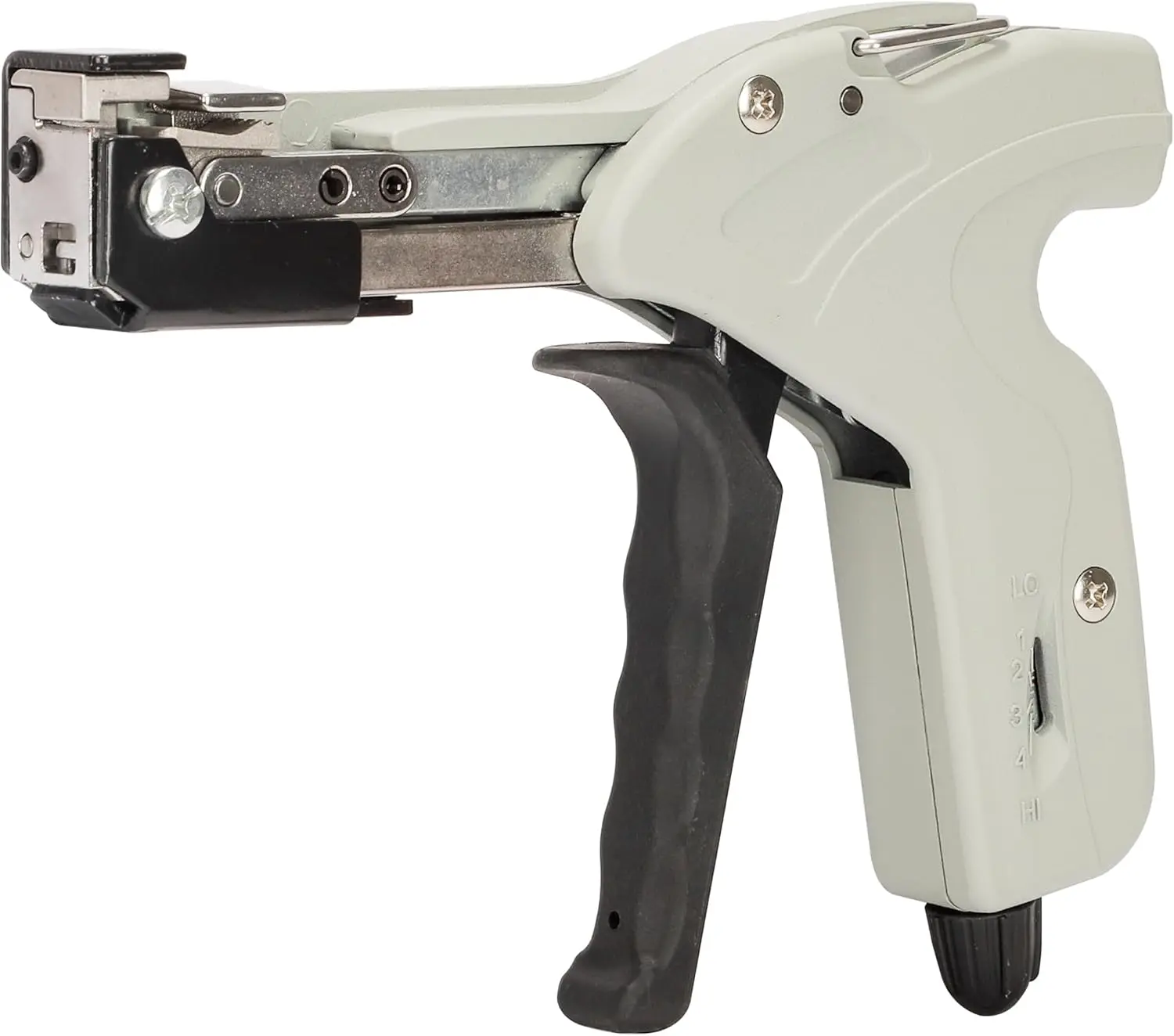 Stainless Steel Cable Tie Gun - One Hand Tensioning & Cutting Tool for Self-Locking Ties, Adjustable Tightness
Stainless Steel Cable Tie Gun - One Hand Tensioning & Cutting Tool for Self-Locking Ties, Adjustable Tightness