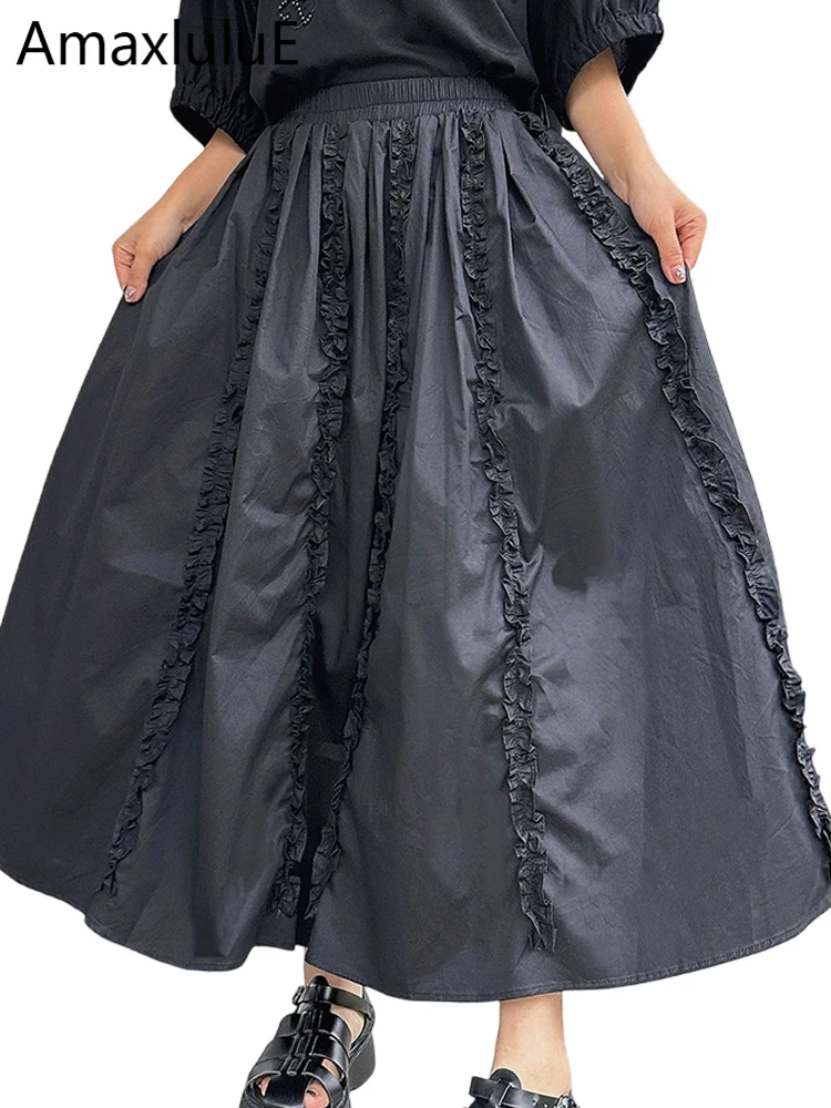Amax LuluE 2026 Vintage Loose Soild Skirts Ladies Japanese Design Fashion Causal Clothes Women Summer Classic Elegant Streetwear
Amax LuluE 2026 Vintage Loose Soild Skirts Ladies Japanese Design Fashion Causal Clothes Women Summer Classic Elegant Streetwear