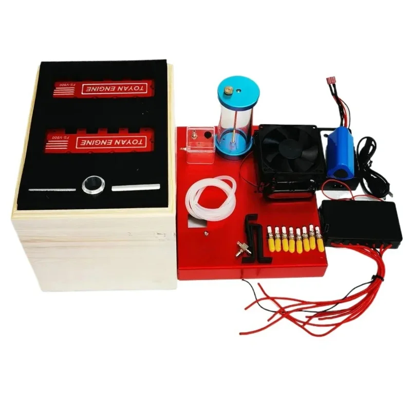 B-V-8 Cylinder Model V8 Micro Engine FS-V800 Transparent Fuel Igniter
B-V-8 Cylinder Model V8 Micro Engine FS-V800 Transparent Fuel Igniter