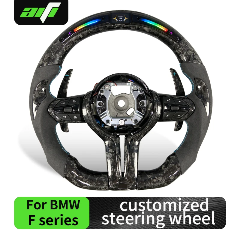 for BMW F Series M2 M3 M4 M6 F87 F82 F80 F10 F15 X3 X5 F30 3 4 5 6 Series GT Customized Forged Carbon Fiber LED Steering Wheel
for BMW F Series M2 M3 M4 M6 F87 F82 F80 F10 F15 X3 X5 F30 3 4 5 6 Series GT Customized Forged Carbon Fiber LED Steering Wheel