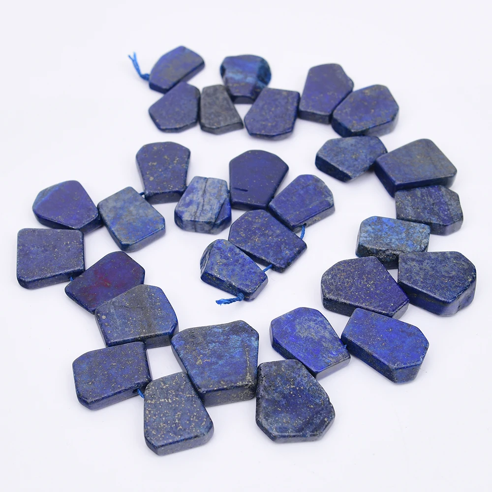 APDGG Natural Blue Lapis lazuli Stone Top Drilled Slice Loose Beads 16" Strand Jewelry Making DIY
APDGG Natural Blue Lapis lazuli Stone Top Drilled Slice Loose Beads 16" Strand Jewelry Making DIY