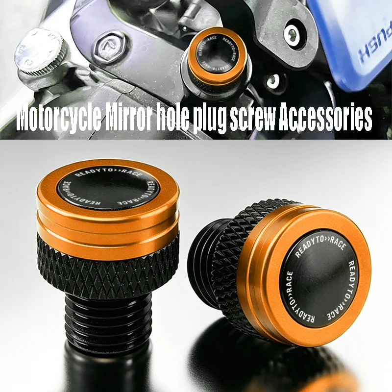 For KTM Ready to Race Duke 390 690 790 890 1190 Rc 1290 1390 Adventure Motorcycle Mirror Hole Plug Screw Bolts Cover M10*1.25
For KTM Ready to Race Duke 390 690 790 890 1190 Rc 1290 1390 Adventure Motorcycle Mirror Hole Plug Screw Bolts Cover M10*1.25