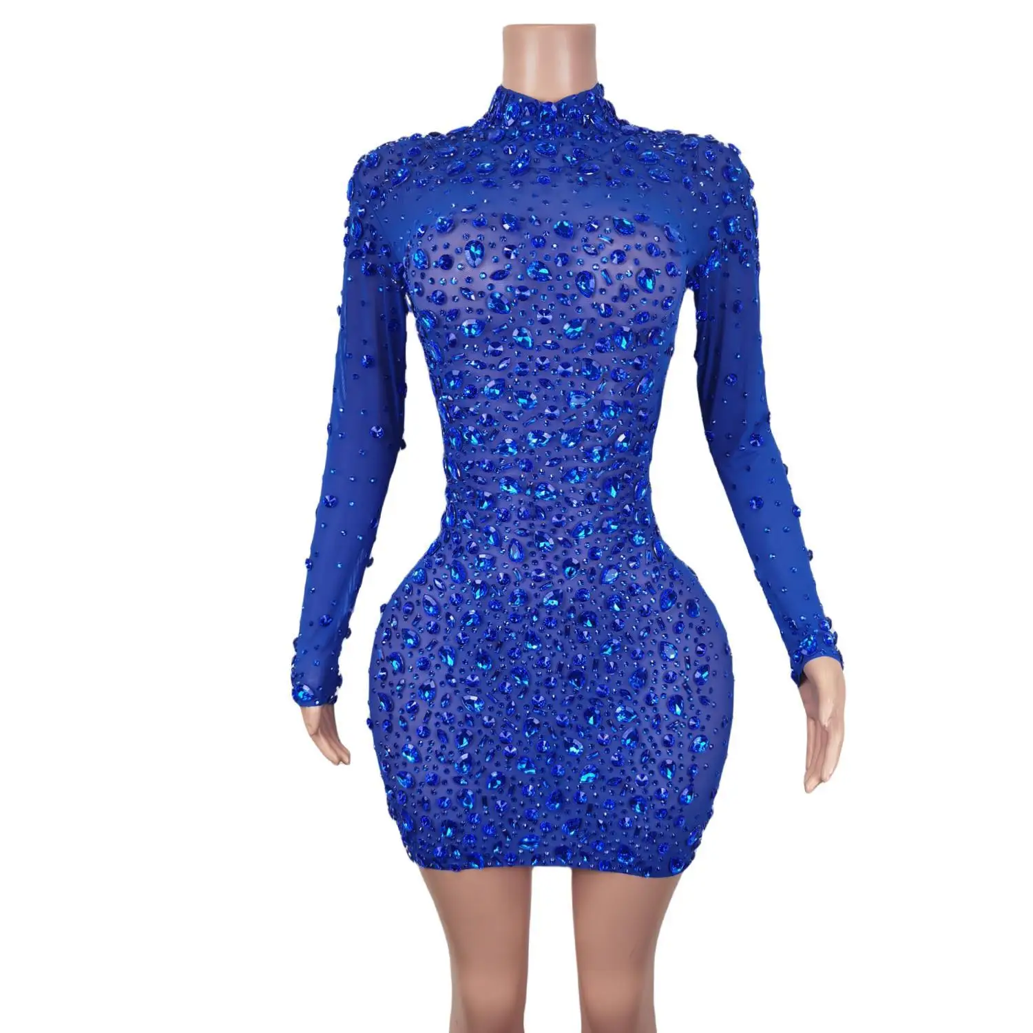 Luxury Rhinestones Mesh Short Dress for Women Singer Model Sexy Stage Wear Evening Party Concert Performance Costume Cuixing
Luxury Rhinestones Mesh Short Dress for Women Singer Model Sexy Stage Wear Evening Party Concert Performance Costume Cuixing