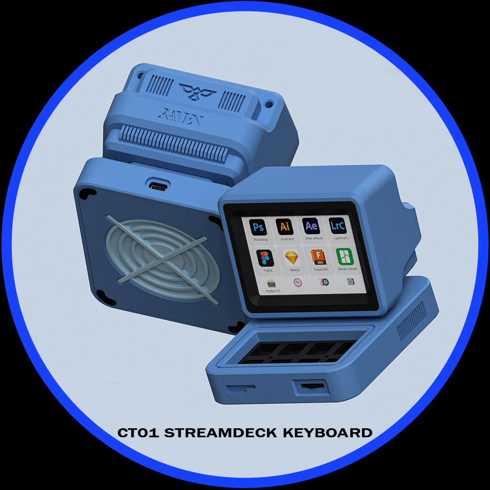 YuanzhuoStyle CT01 Streamdeck Keyboard Kit Mini Screen Console Desktop Stream Deck Kit Retro Table Decorations Customized Gifts
YuanzhuoStyle CT01 Streamdeck Keyboard Kit Mini Screen Console Desktop Stream Deck Kit Retro Table Decorations Customized Gifts