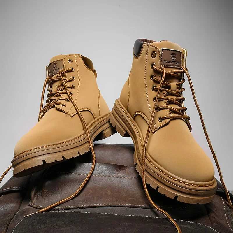 Genuine Leather Mens Men Winter Ankle Treking Snow Yellow Designer Tactical Boots Outdoor for Men Work Shoes Sneakers
Genuine Leather Mens Men Winter Ankle Treking Snow Yellow Designer Tactical Boots Outdoor for Men Work Shoes Sneakers