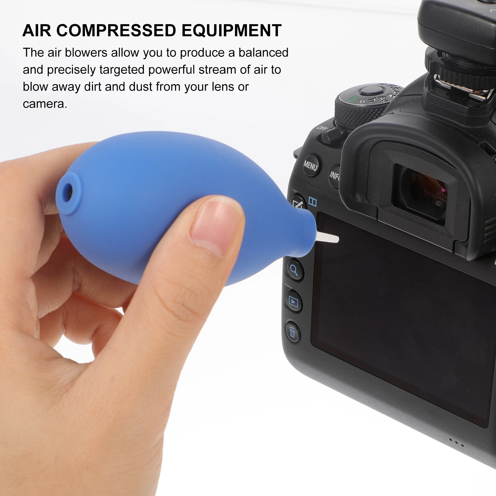 Dust Blower Camera Cleaning Supplies Blue Strong Wind Force For Lens Keyboard Cell Phone Laptop Air Compressed Equipment
Dust Blower Camera Cleaning Supplies Blue Strong Wind Force For Lens Keyboard Cell Phone Laptop Air Compressed Equipment