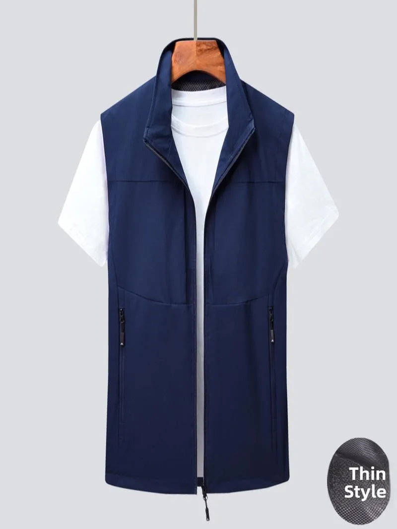 Men's Spring Autumn Thin Multi-ket Vest Loose Outdoor Climbing Jaet Hooded Waistcoat Casual Straight Leggings
Men's Spring Autumn Thin Multi-ket Vest Loose Outdoor Climbing Jaet Hooded Waistcoat Casual Straight Leggings