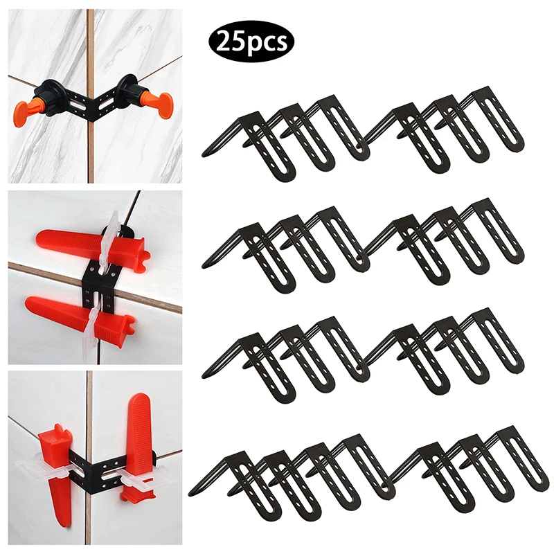25Pcs Floor Tiles External Angle Leveling Aid For Floor Wall Ceramic Leveler Spacers Locater Adjuster Laying Construction Tools
25Pcs Floor Tiles External Angle Leveling Aid For Floor Wall Ceramic Leveler Spacers Locater Adjuster Laying Construction Tools
