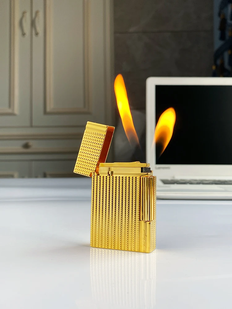 Vintage Style Windproof Gas Lighter with Bright Sound Brass Shell for Cigarettes Men's Gift New Arrivals 
Vintage Style Windproof Gas Lighter with Bright Sound Brass Shell for Cigarettes Men's Gift New Arrivals