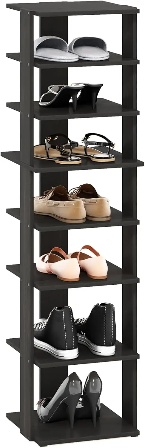 Compact Vertical Shoe Rack, 8-Tier Narrow Shoe Organizer, Free Standing Shoe Storage, Shoe Shelf for Boots, Sneakers, 1
Compact Vertical Shoe Rack, 8-Tier Narrow Shoe Organizer, Free Standing Shoe Storage, Shoe Shelf for Boots, Sneakers, 1