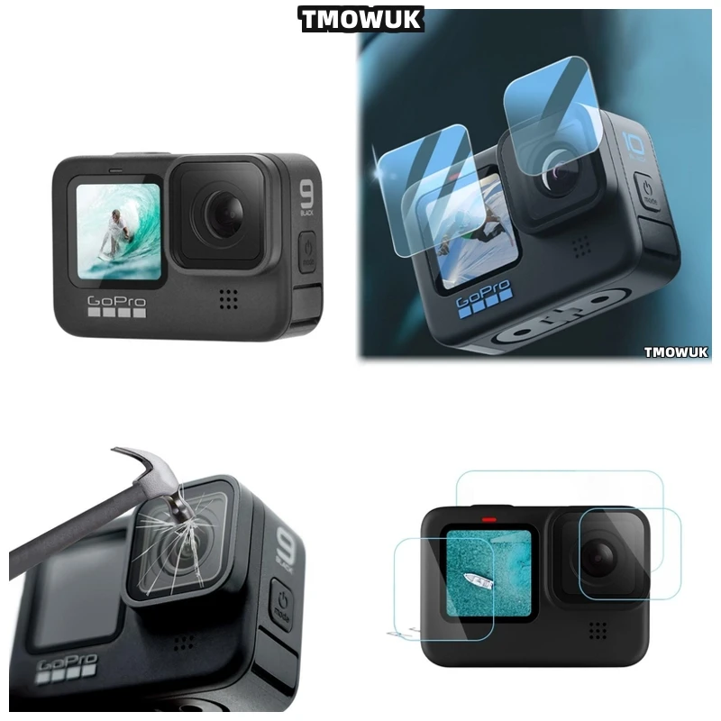 For GoPro Hero12 11 10 9 Full Cover Tempered Glass Screen Protector, Anti-Scratch HD
For GoPro Hero12 11 10 9 Full Cover Tempered Glass Screen Protector, Anti-Scratch HD