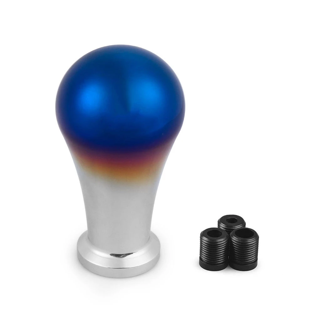 Car Universal Burnt Blue Style Aluminum Gear Shift Knob Shifter Lever Head Direct Replacement Practical And Durable Easy To Use
Car Universal Burnt Blue Style Aluminum Gear Shift Knob Shifter Lever Head Direct Replacement Practical And Durable Easy To Use