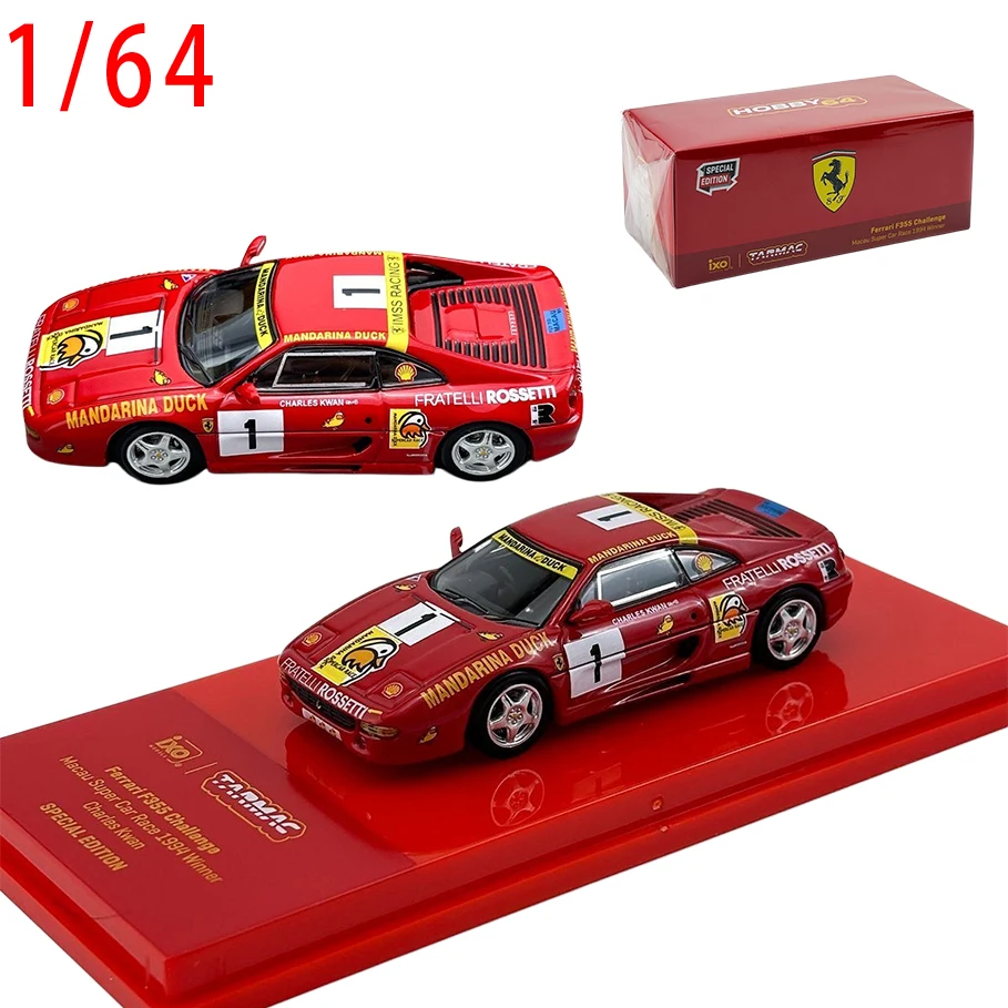TW 1:64 Ferrari F355 Challenge Alloy Car Model 1994 Macau Winner Diecast Sport Vehicles Collectible Model Cars Toys Gift
TW 1:64 Ferrari F355 Challenge Alloy Car Model 1994 Macau Winner Diecast Sport Vehicles Collectible Model Cars Toys Gift