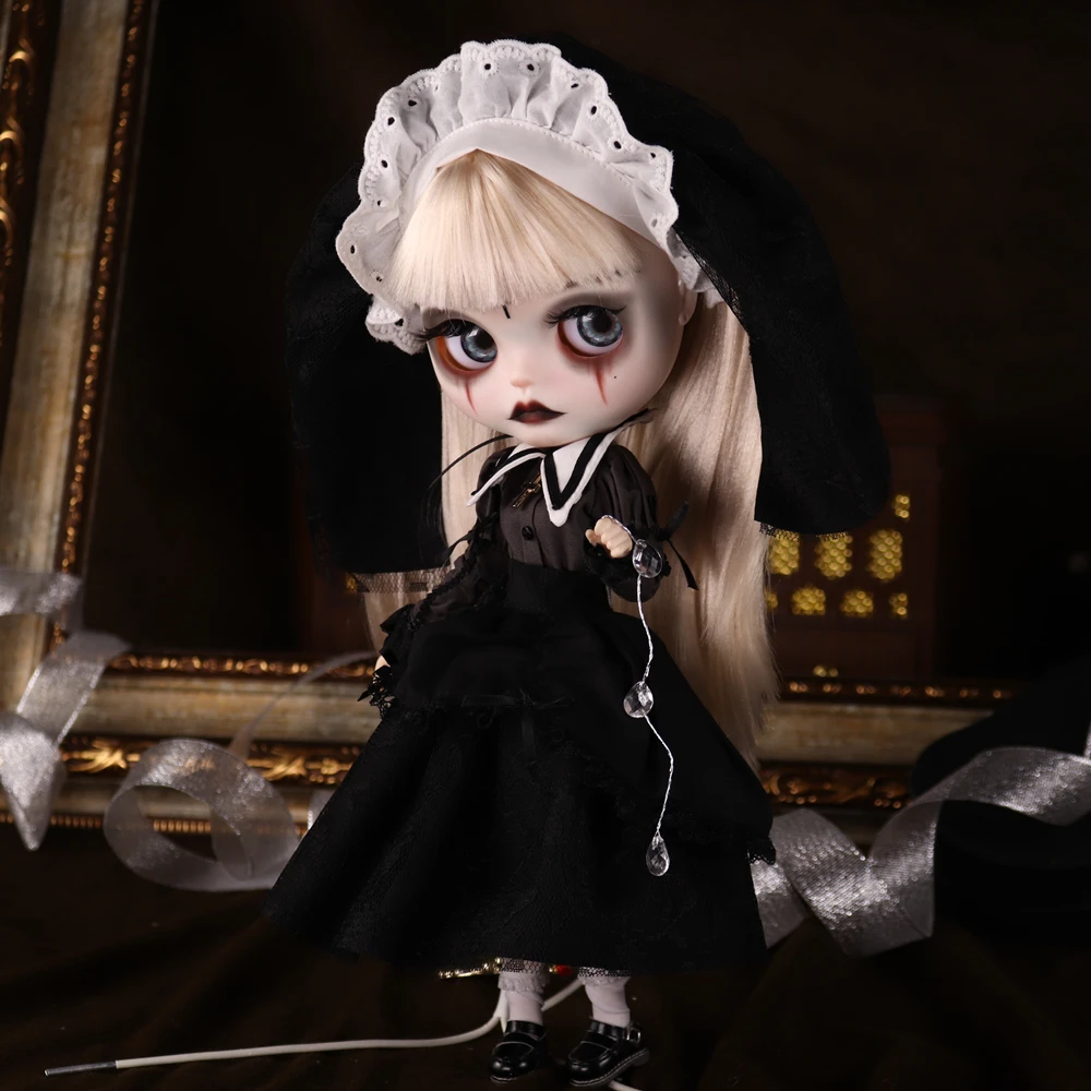 ICY DBS Blyth кукла монахиня темная готическая тема ужасов ручная роспись макияж монахиня кружевное платье Azone 30 см кукла фестиваль подарок на день рождения
ICY DBS Blyth кукла монахиня темная готическая тема ужасов ручная роспись макияж монахиня кружевное платье Azone 30 см кукла фестиваль подарок на день рождения