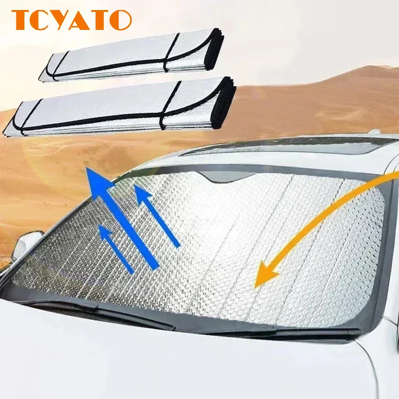 TCYATO Car front and rear sun visors Car windshield Summer sun protection Heat Insulation Window sunshade Car interior sun visor
TCYATO Car front and rear sun visors Car windshield Summer sun protection Heat Insulation Window sunshade Car interior sun visor