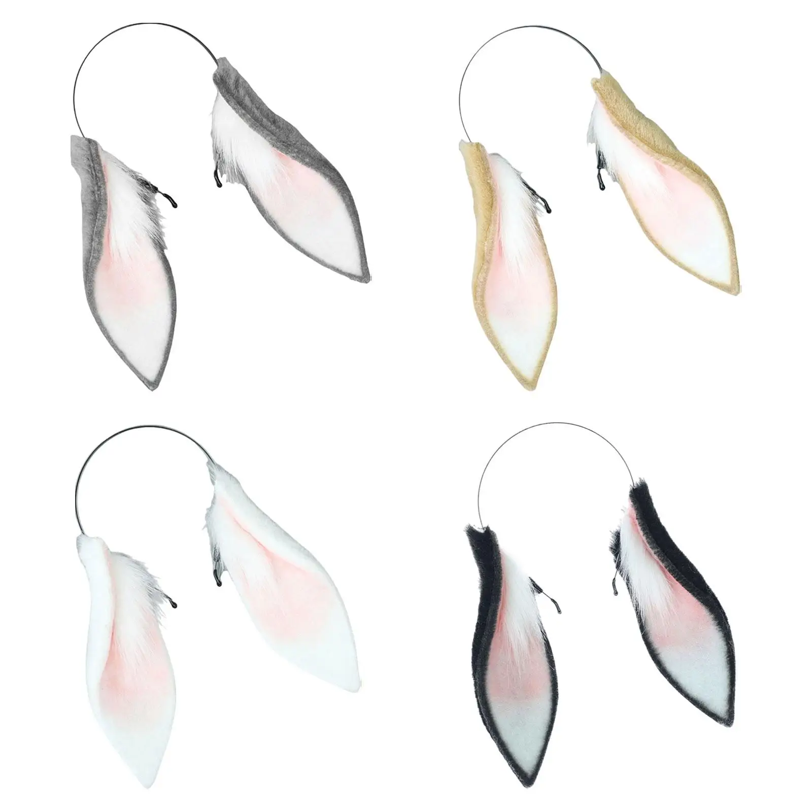 Cartoon Dropped Ear Realistic Cartoon Kawaii Simulation Animal Ears Cosplay Props for Carnival Cosplay Halloween Party Girls
Cartoon Dropped Ear Realistic Cartoon Kawaii Simulation Animal Ears Cosplay Props for Carnival Cosplay Halloween Party Girls