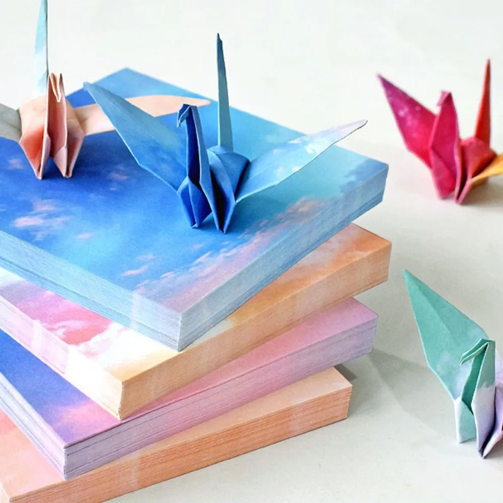 400pcs Art Material Starry Sky Origami Paper Handmade Folding Colorful Folded Paper Sakura Square Constellations Origami Paper
400pcs Art Material Starry Sky Origami Paper Handmade Folding Colorful Folded Paper Sakura Square Constellations Origami Paper