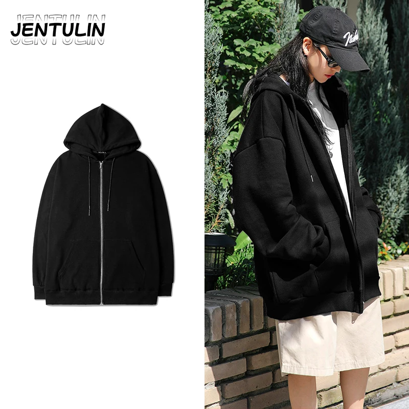 Hip Hop Jacket Coat Autumn Men Hoodie Zipper Sweatshirt Solid Color Fashion Oversize Zip Up Hooded Clothes Streetwear Unisex Top
Hip Hop Jacket Coat Autumn Men Hoodie Zipper Sweatshirt Solid Color Fashion Oversize Zip Up Hooded Clothes Streetwear Unisex Top