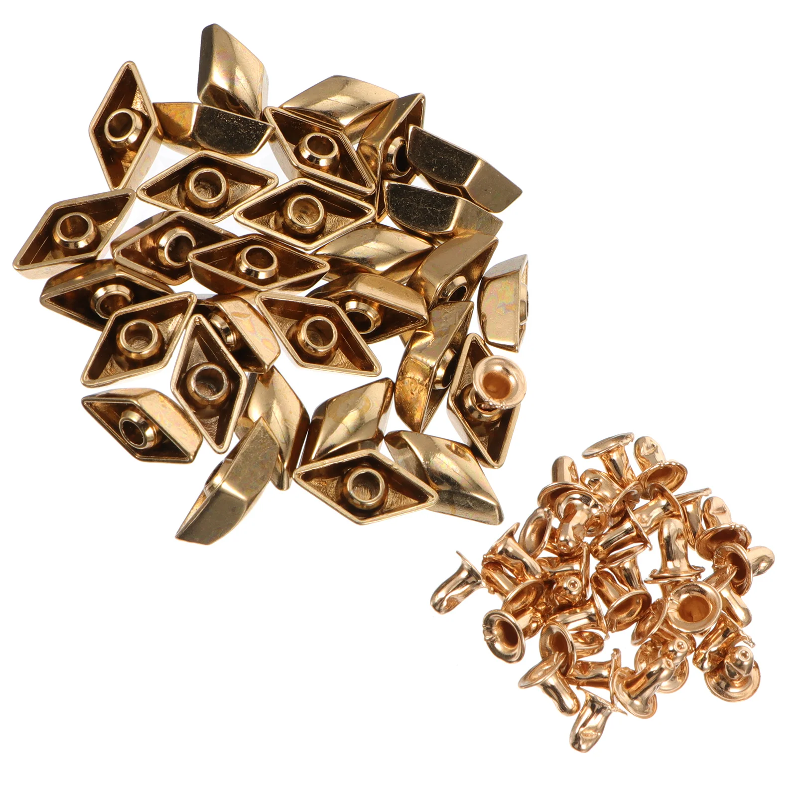 30 Pcs Rivet Alloy Bag Rivets DIY Clothing Buttons Fastener Clasps Craft Accessories
30 Pcs Rivet Alloy Bag Rivets DIY Clothing Buttons Fastener Clasps Craft Accessories