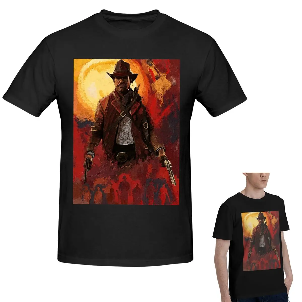 Футболка из 100% хлопка Arthur Morgan RDR2, мужская модная футболка большого размера, мужские летние рубашки с круглым вырезом, топы S-6XL
Футболка из 100% хлопка Arthur Morgan RDR2, мужская модная футболка большого размера, мужские летние рубашки с круглым вырезом, топы S-6XL