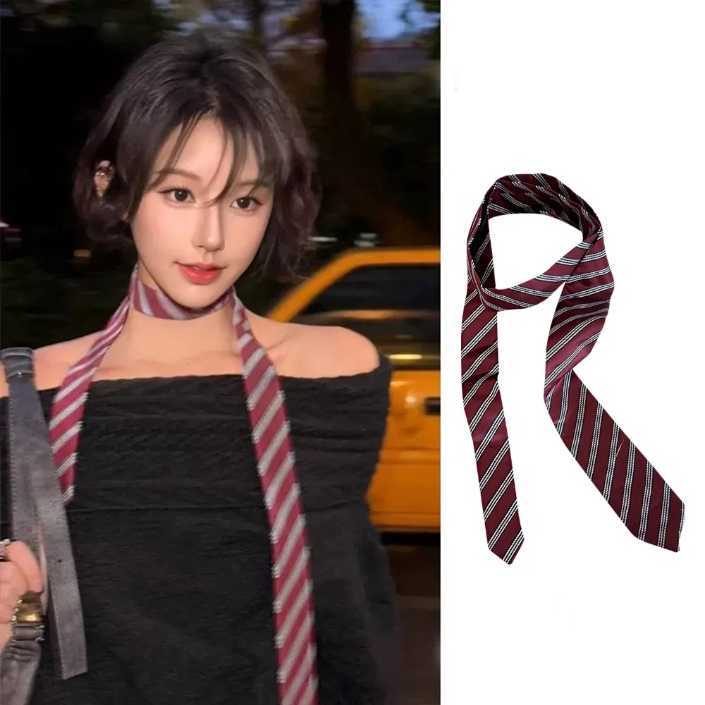 Temperament Korean Striped Tie Stripe Y2K JK Uniform Necktie Printed College Style Waist Belt Neck Tie
Temperament Korean Striped Tie Stripe Y2K JK Uniform Necktie Printed College Style Waist Belt Neck Tie