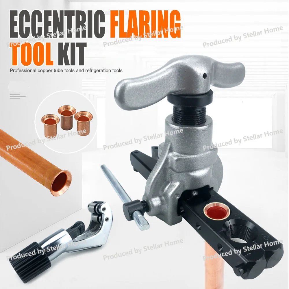 Eccentric Pipe Expander 6-hole Single Splint CT-806A-S 3-piece Set, Does Not Damage The Copper Pipe Expander Bell Mouth Flared
Eccentric Pipe Expander 6-hole Single Splint CT-806A-S 3-piece Set, Does Not Damage The Copper Pipe Expander Bell Mouth Flared